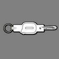 Key Clip W/ Key Ring & Capital Letter Q Key Tag